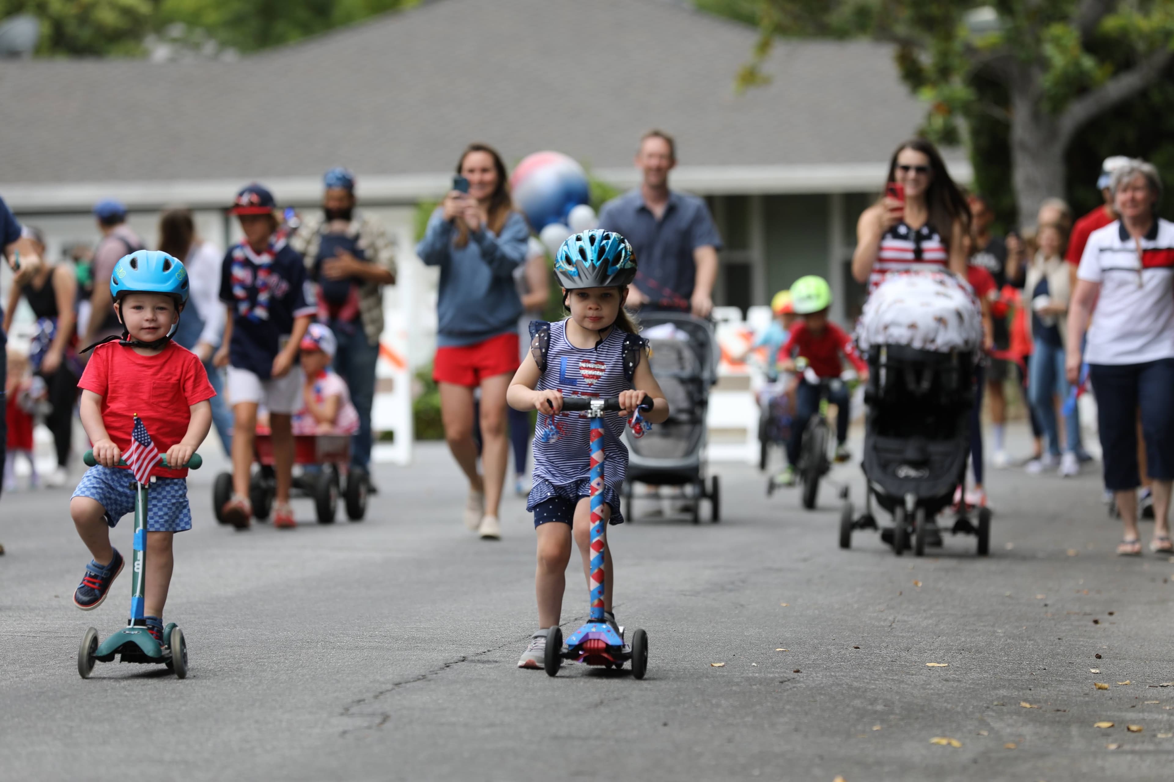 4th of July parade in downtown Menlo Park